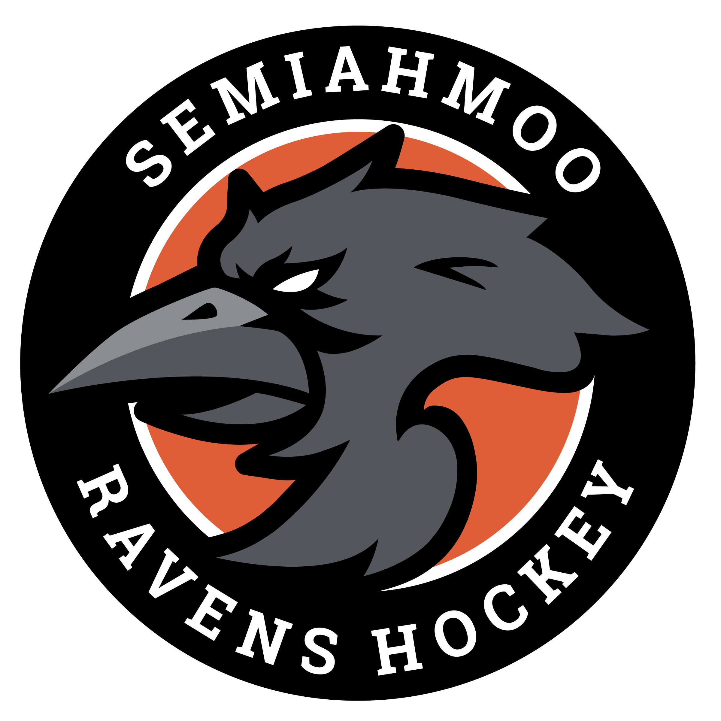 Logo SEMIAHMOO RAVENS HOCKEY
